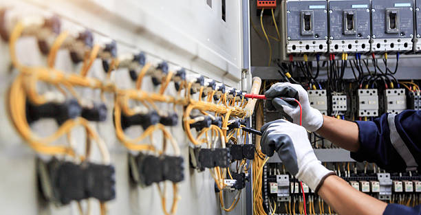 Professional Electrician technician working in French Camp, CA